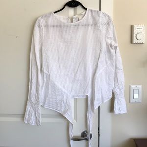 H&M white blouse
